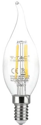 V-TAC Bec E14 cu filament LED 4W 3000K