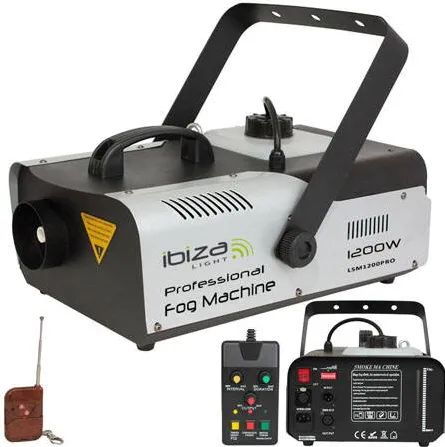 Ibiza Light MASINA PROFESIONALA FUM 1200W CU TELECOMANDA