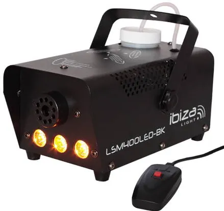 Ibiza Light MASINA FUM CU LED-URI 400W NEGRU