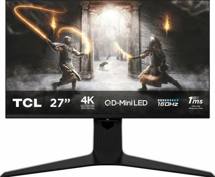Monitor LED TCL Gaming 27R83U 27 inch UHD QD-Mini LED 1 ms 160 Hz USB-C HDR FreeSync Premium & G-Sync Compatible TCL Gaming 27R83U 27 inch UHD QD-Mini LED 1 ms 160 Hz USB-C HDR FreeSync Premium & G-Sync Compatible