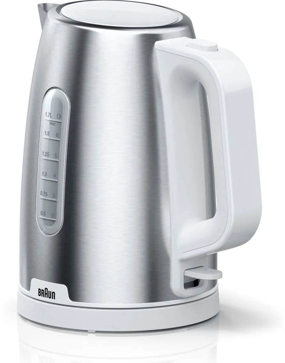BRAUN Fierbator WK 1500 WH PurShine, 1.7L. 2200W, Inox