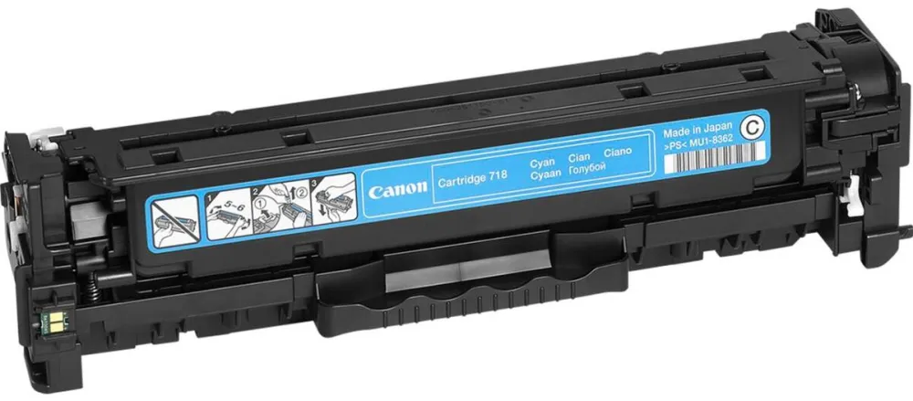 Toner imprimanta Canon 718 cyan