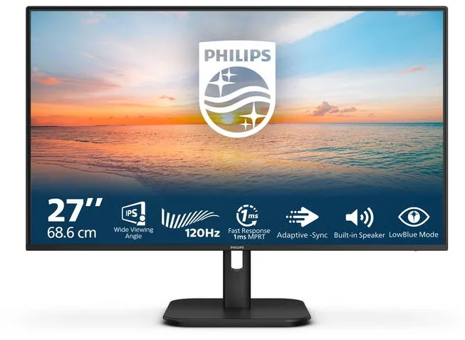 Monitor Philips 27E1N1200A/00 27" 16:9/1920x1080/300cdm2/4ms/VGA HDMI Audio out
