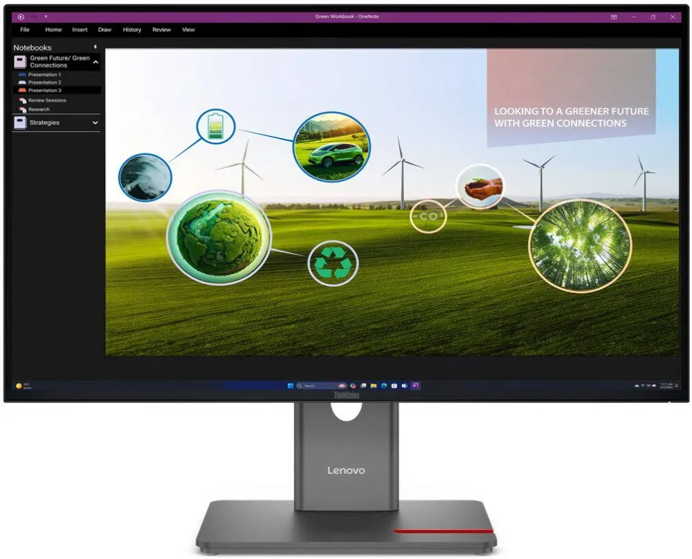 Monitor Lenovo ThinkVision P27Q-40 27 2560x1440/16:9/350 nits/DP/HDMI/3Y Warranty