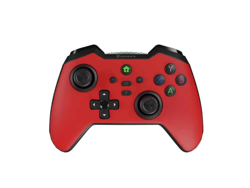 Gamepad Genesis Mangan 400, Red, Wireless