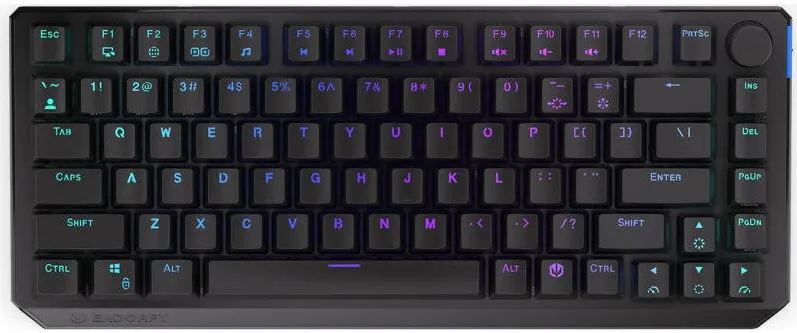 Tastatura Endorfy Gaming Thock 75% Wireless RGB Kailh Box Red Switch Mecanica