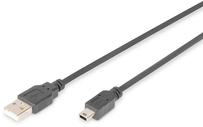 Cablu Assmann DIGITUS USB 2.0 connection cable type A - mini B 5pin M/M 3.0m USB 2.0