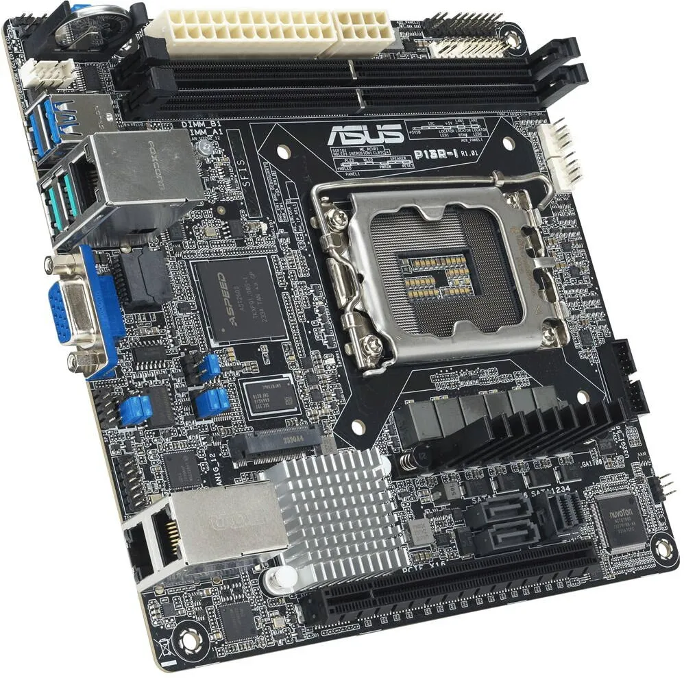 Placa de baza server Asus P13R-I Intel C262 LGA 1700 mini ITX