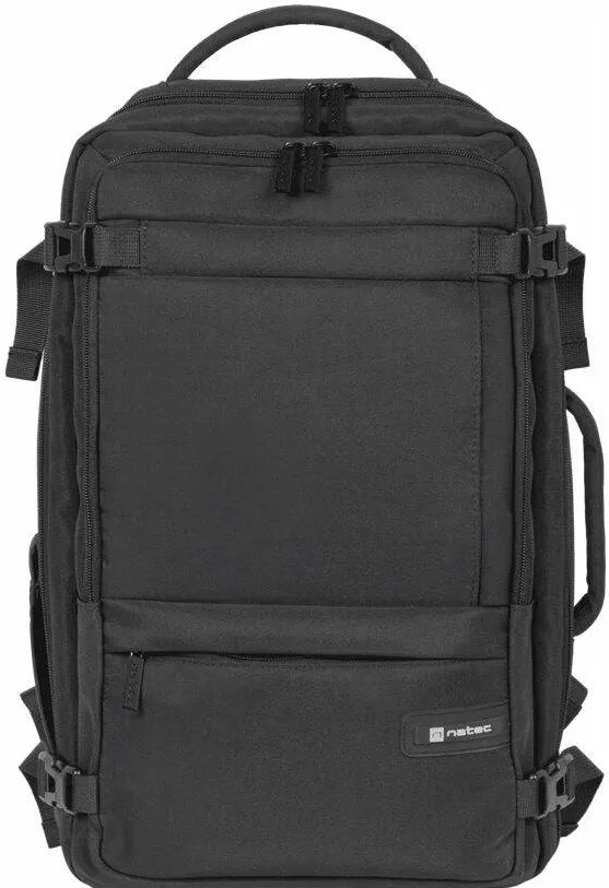 Natec Laptop Backpack Camel Lite 15.6, Black