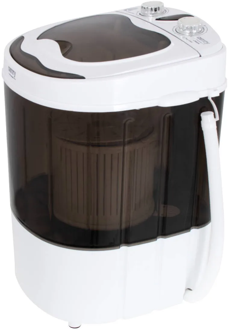Mini Masina de Spalat CAMRY CR 8054 with spinning function, Washing capacity up to 3kg, Spinning capacity up to 1kg, White-Gray