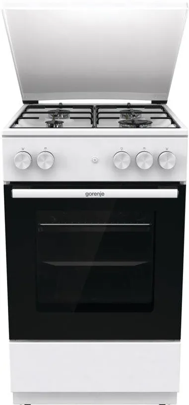 Aragaz GG5A14WJ, 4 arzatoare, Gaz, L 50 cm, alb