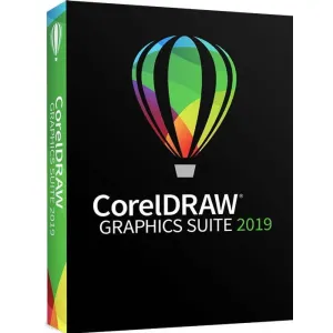 Corel CorelDRAW Graphics Suite 2019, 1 PC, Reinoire 1 an, Windows OS, Electronic