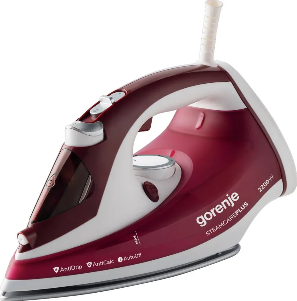 GORENJE SIH2200RBC iron Steam iron Ceramic soleplate 2200 W Red
