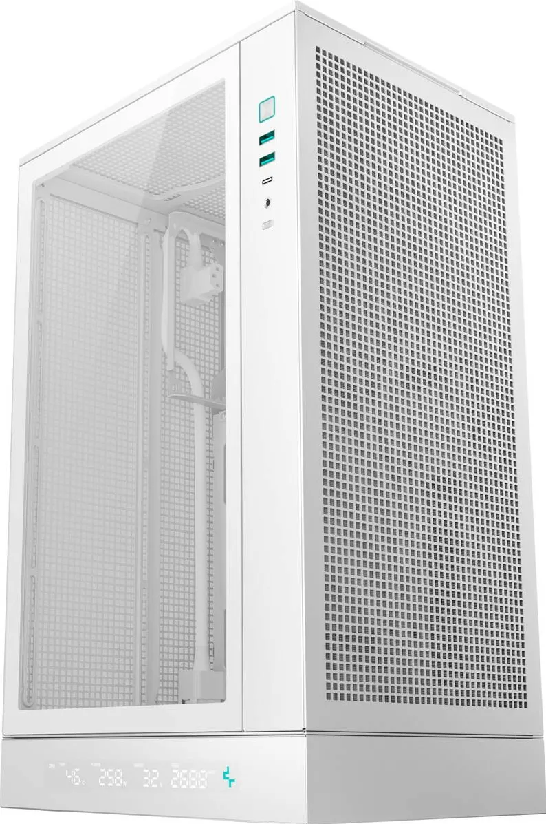 Carcasa PC Deepcool CH270 Digital (white, tempered glass)