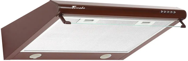 Tornado Hota traditionala Bona 20 (50) LED, 2 motoare, latime 50 cm, absorbtie 560 m3/ora, filtru anti-grasimi aluminiu 5 straturi, Maro