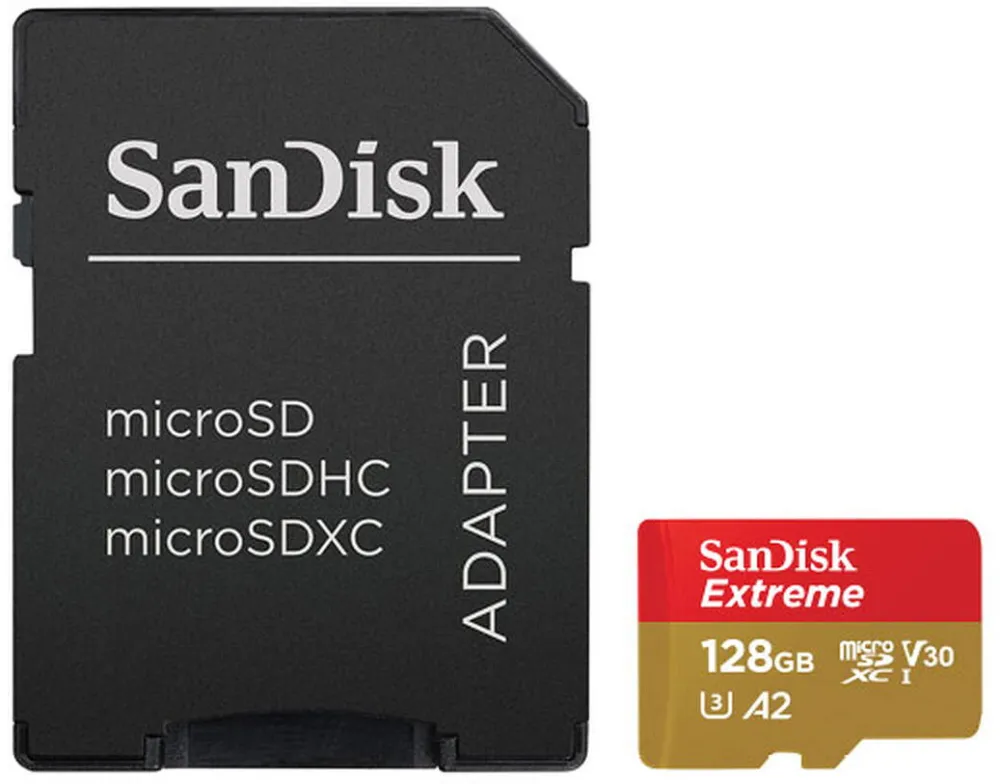 Card de Memorie SanDisk EXTREME MICROSDXC 128GB +Adaptor