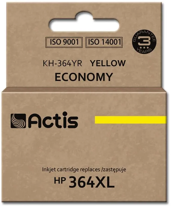 Cartus Imprimanta ACTIS Compatibil KH-364YR for HP printer; HP 364XL CB325EE replacement; Standard; 12 ml; yellow