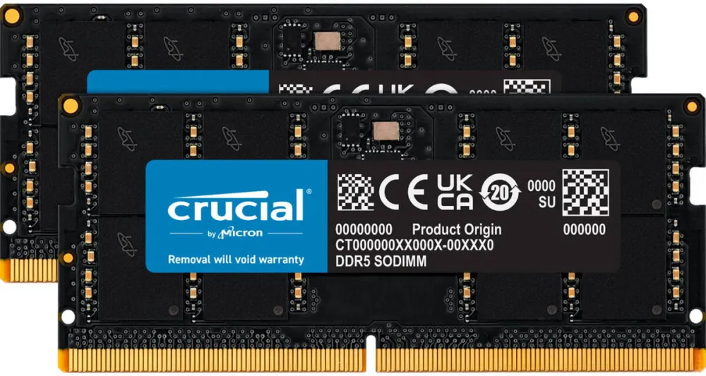 Memorie Laptop Crucial DDR5 5600MHz 96GB C46 K2
