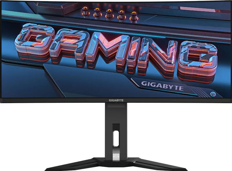 Monitor GIGABYTE MO34WQC2 Curbat 34 inch UWQHD QD-OLED 0.03 ms 240 Hz USB-C HDR