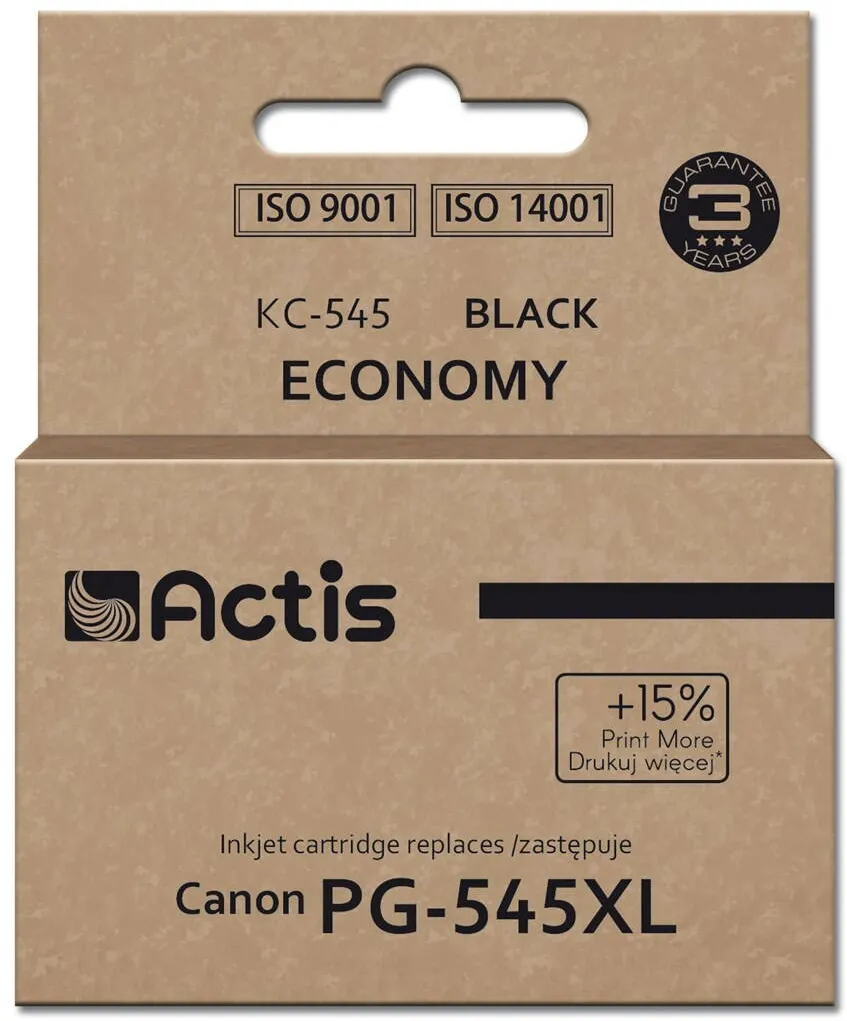 Cartus cerneala ACTIS KC-545 compatibil Canon PG-545XL negru 15 ml 207 pagini