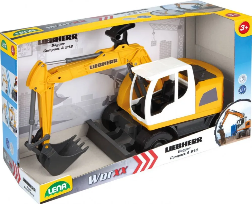 Masinuta Lena Worxx Excavator Liebherr 48cm