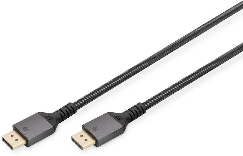 Cablu Assmann DisplayPort 1m Aluminium 8K Negru
