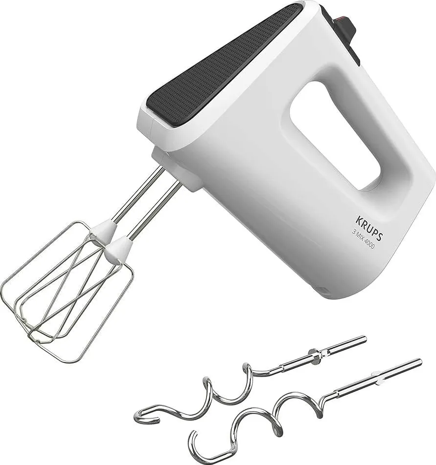 Mixer de mana KRUPS 3Mix 4000 GN4001 450 W alb/gri