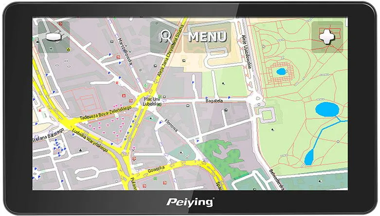 Navigatie GPS Peiying GPS Car Navi Peiying Ali en EU Map
