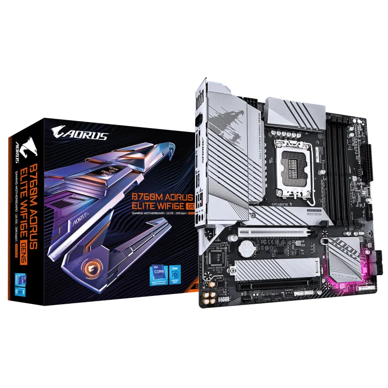 Placa de Baza GIGABYTE B760M AORUS ELITE WIF6E GEN5