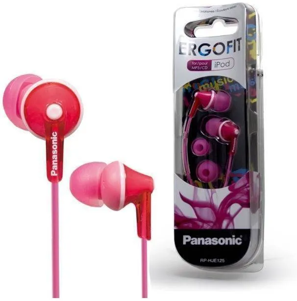 Casti In-Ear Panasonic RP-HJE125E-P pink