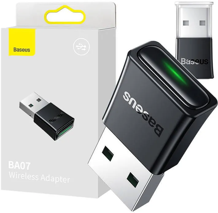 Adaptor Baseus Bezprzewodowy adapter Baseus , BA07 (czarny)