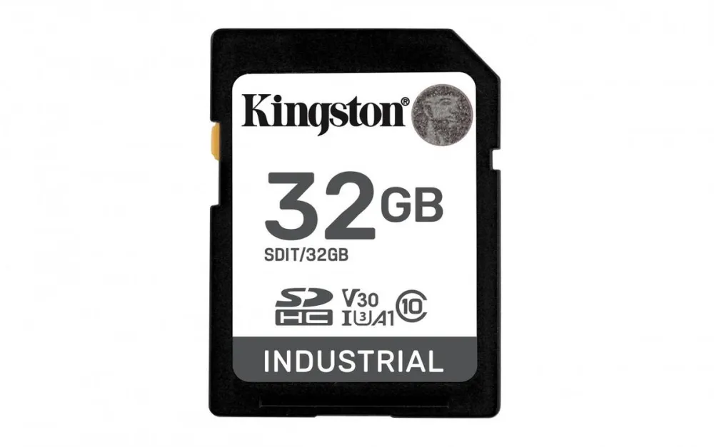 Card de Memorie Kingston Industrial 32GB SDHC (Black, UHS-I U3, Class 10, V30, A1)