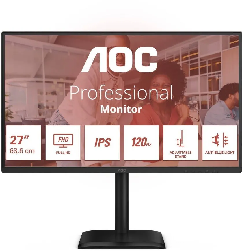 Monitor AOC 27E4U 27''IPS 120Hz HDMI DP VGA Pivot