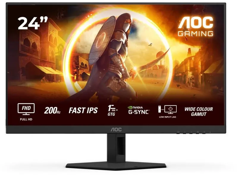 Monitor AOC 24G4HRE 23.8'' Fast IPS 200Hz HDMIx2 DP