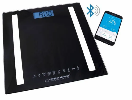 Cantar corporal Esperanza EBS016K Electronic Square Black
