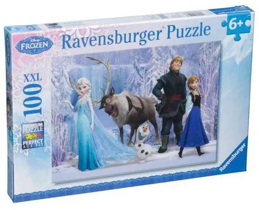 Puzzle Ravensburger In The Realm of Snow 100 buc XXL Disney Frozen