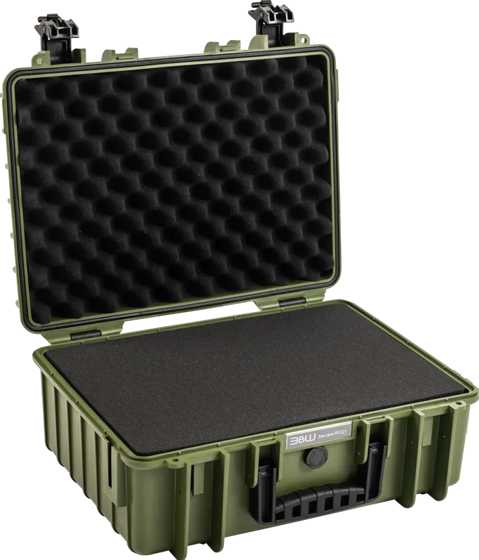 BW Outdoor Cases Type 5000 / Bronze green (pre-cut foam)