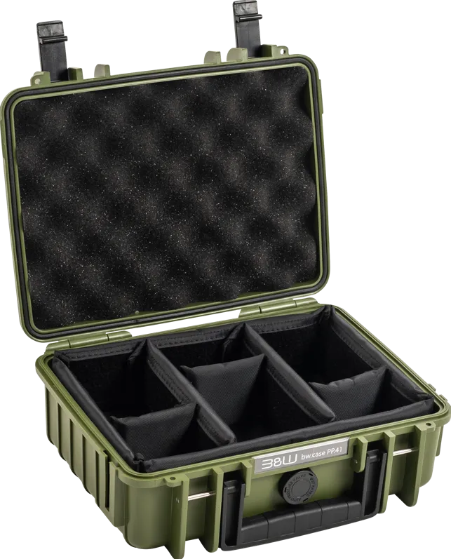 BW Outdoor Cases Type 1000 / Bronze green (divider system)