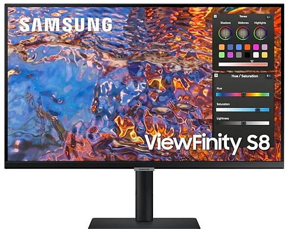 Monitor Samsung ViewFinity S8 S80PB LS27B800PXPXEN 27 inch UHD IPS 5 ms 60 Hz USB-C HDR