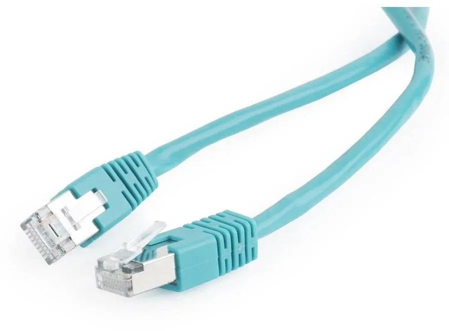Cablu Gembird patchcord RJ45, cat.5e, FTP, 0.5m, green