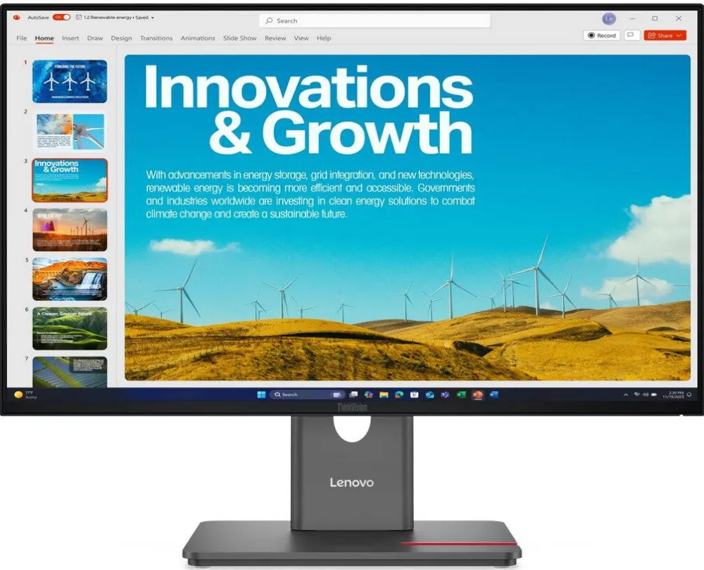 Monitor Lenovo ThinkVision P24QD-40 23.8 2560x1440/HDMI