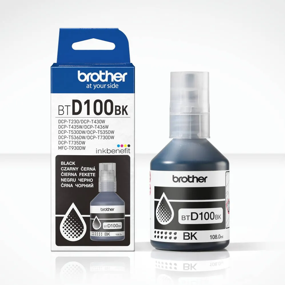 Cartus Imprimanta Brother BTD100BK Genuine Black Ink Bottle