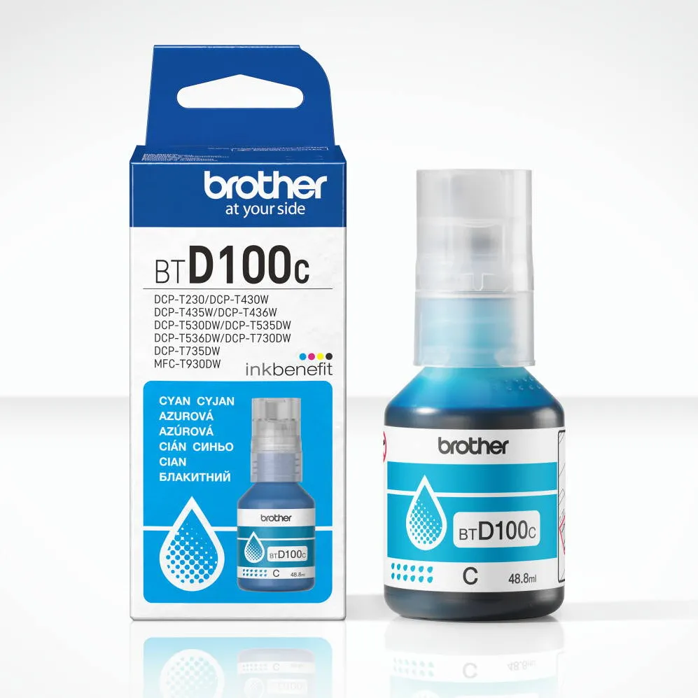 Cartus Imprimanta Brother BTD100C Genuine Cyan Ink Bottle
