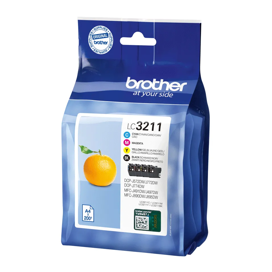 Cartus Imprimanta Brother LC3211VAL Cartridge Value Pack BK/C/M/Y