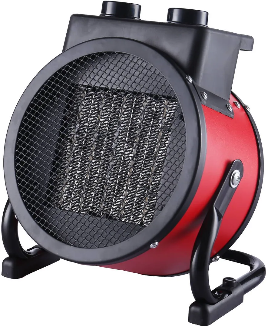 CAMRY CR 7743 Ceramic Fan Heater, Power 2400 W, Black/Red