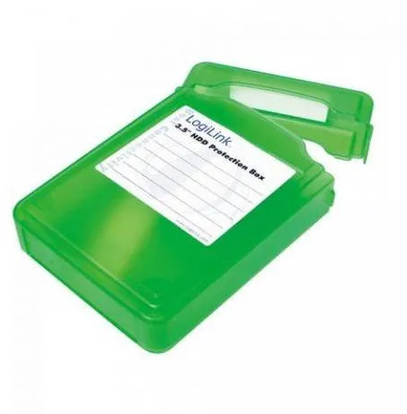 Rack Logilink LOGILINK - Cutie protectie pentru HDD 3.5'' verde
