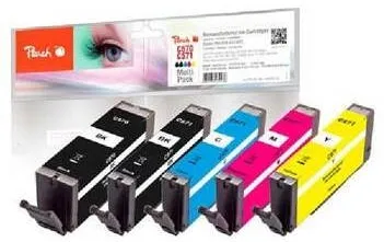 Cartus Compatibil Peach Inlocuitor Pentru Canon PGI-570/CLI-571 MultiPack REM,KOM