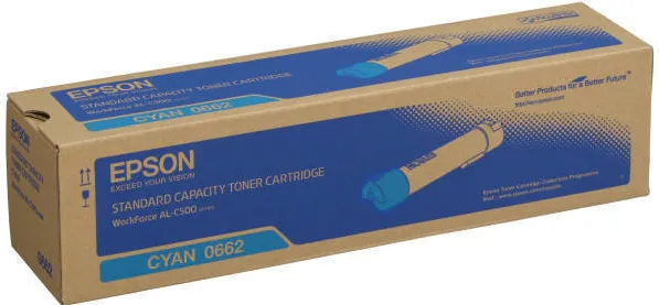 Toner imprimanta Epson CYAN C13S050662 7,5K ORIGINAL WORKFORCE AL-C500DN