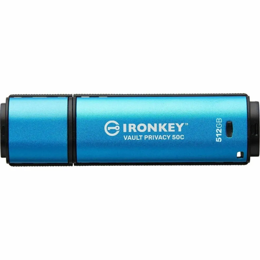 Memorie USB Kingston IronKey Vault Privacy 50C 512GB USB-C 256bit AES Encrypted