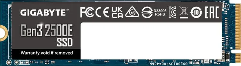 SSD GIGABYTE Gen3 2500E 1TB PCI Express 3.0 x4 M.2 2280